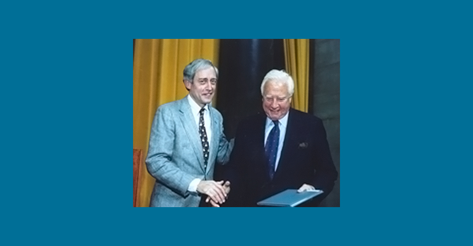 George Rupp and David McCullough