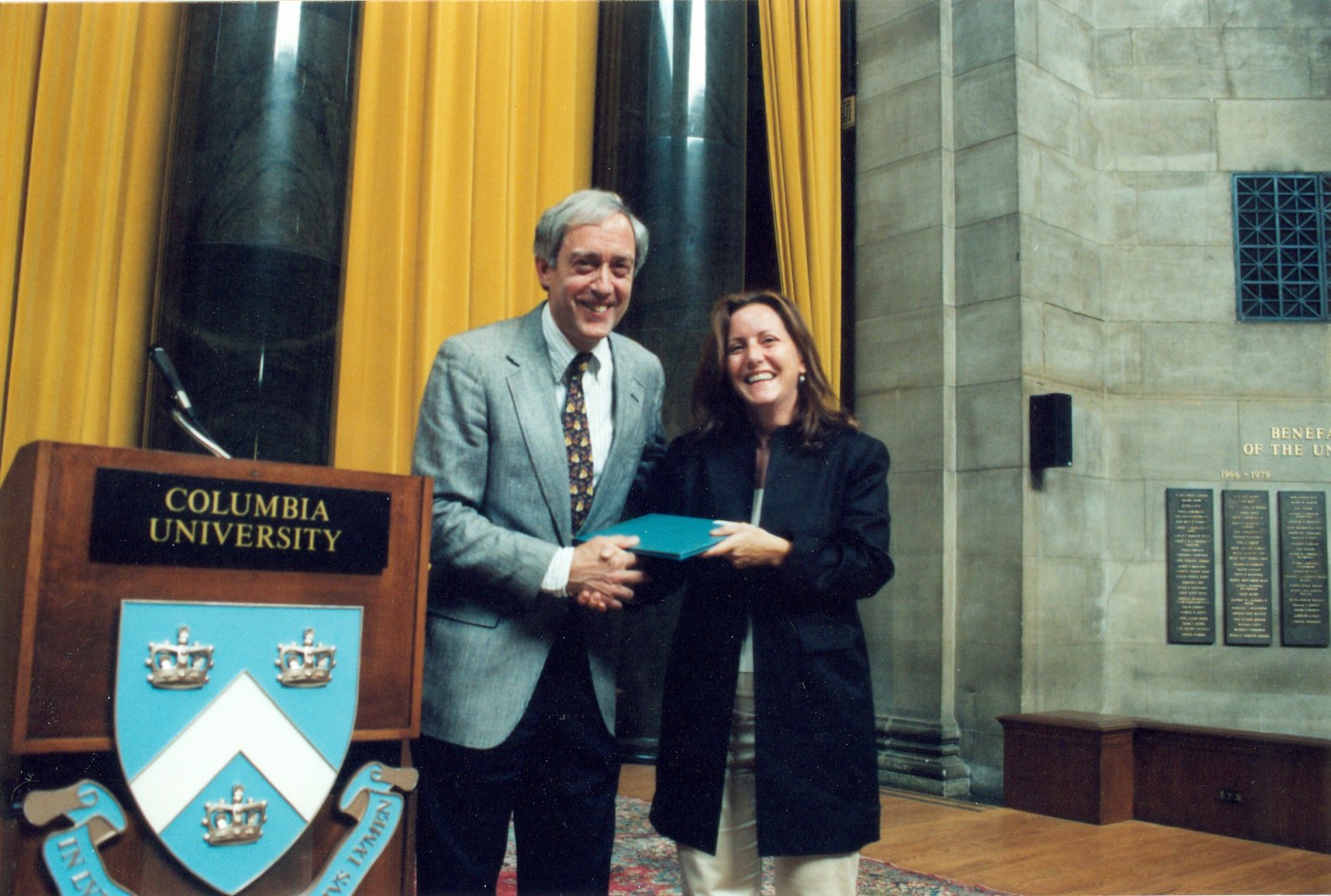 George Rupp and Ruth Fremson