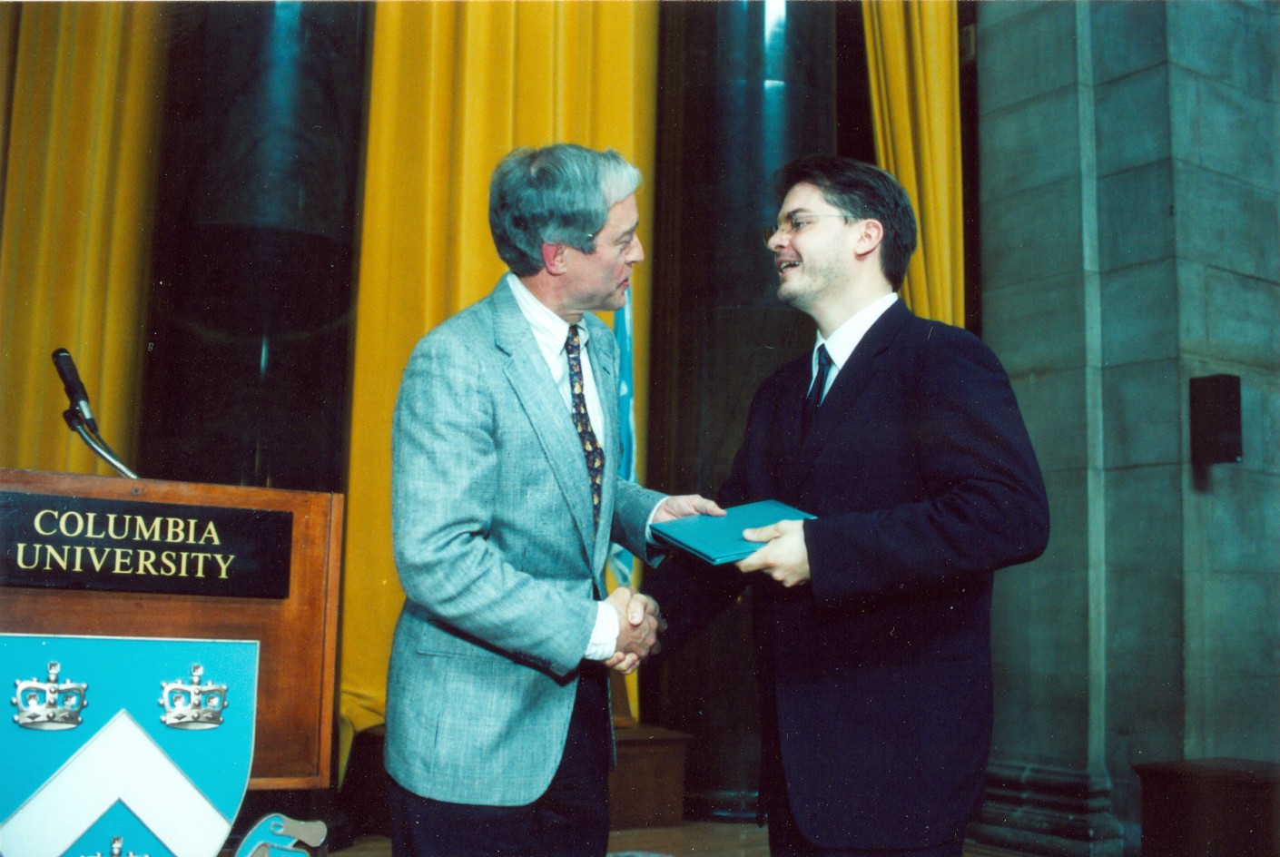 George Rupp and Vincent LaForet