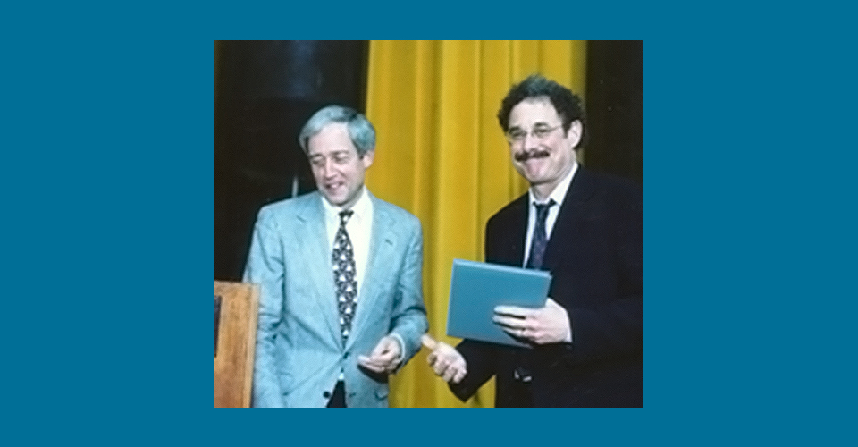 George Rupp and Barry Siegel