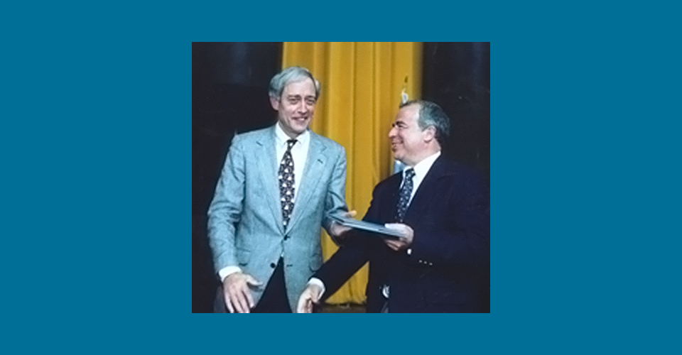 George Rupp and Richard Russo