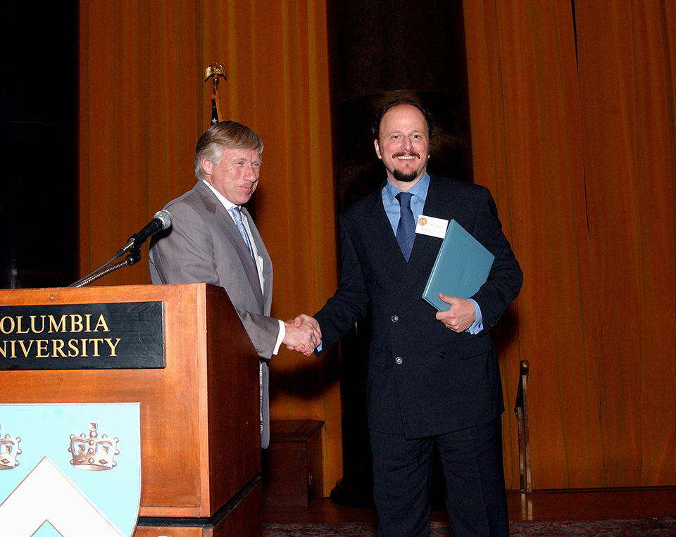 Lee Bollinger and Jeffrey Eugenides