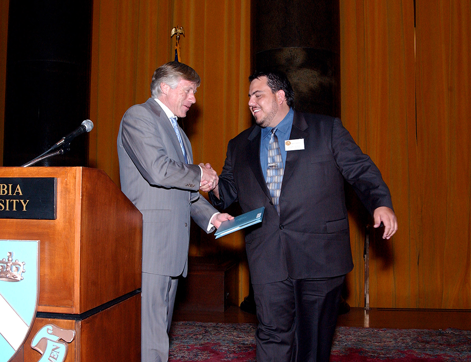 Lee Bollinger and Barry Gutierrez