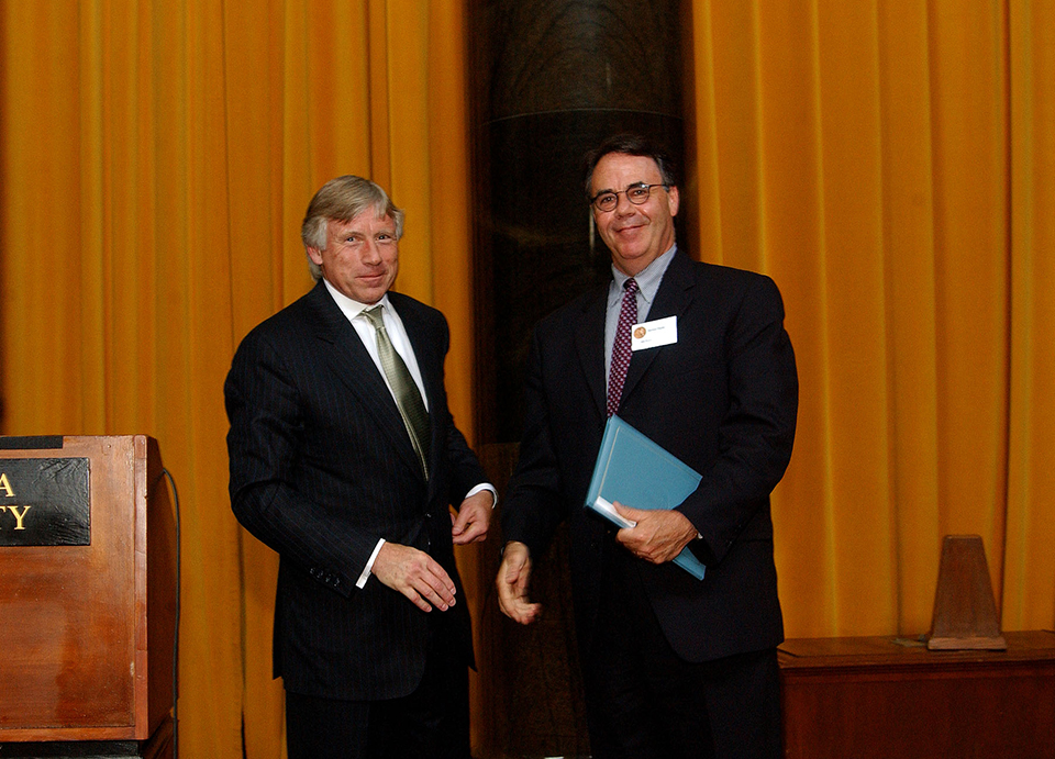 Lee Bollinger and Steven Hahn