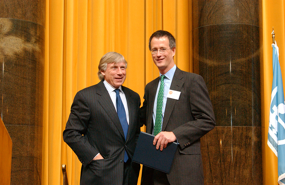 Lee Bollinger and Nigel Jaquiss