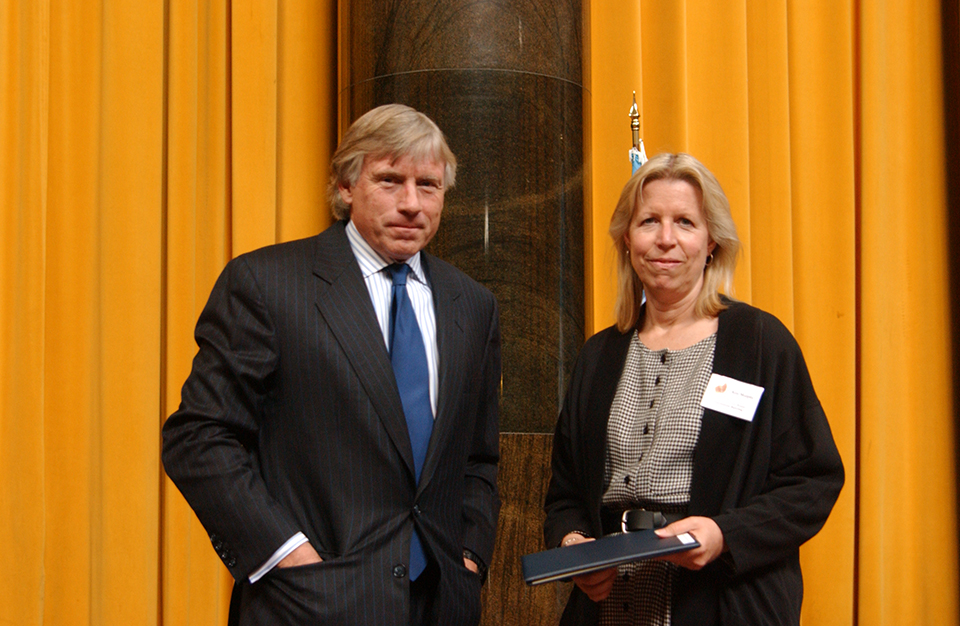Lee Bollinger and Kim Murphy