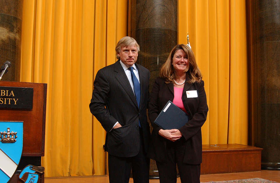 Lee Bollinger and Connie Schultz