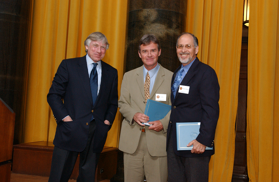 Lee Bollinger, Kai Bird and Martin J. Sherwin
