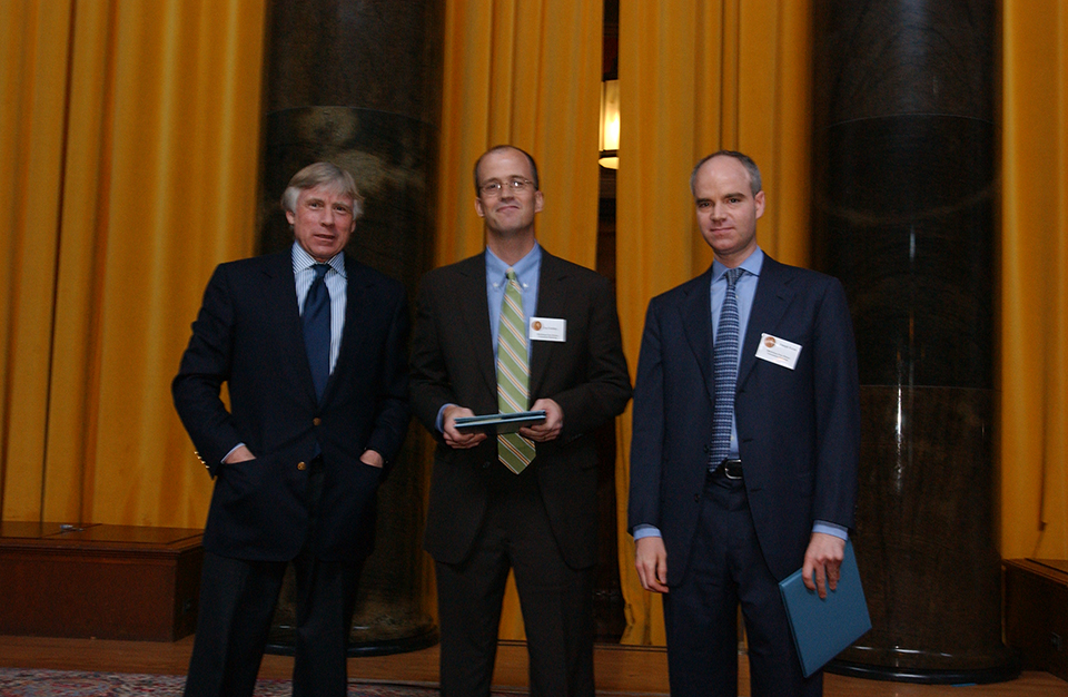 Lee Bollinger, Jim Yardley and Joseph Kahn