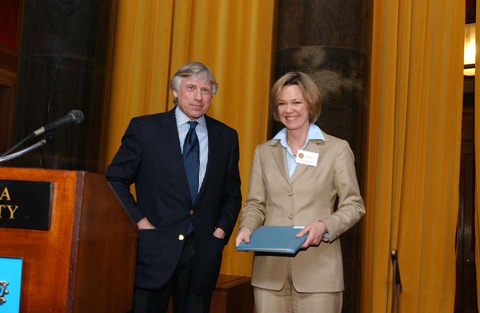 Lee Bollinger and Dana Priest