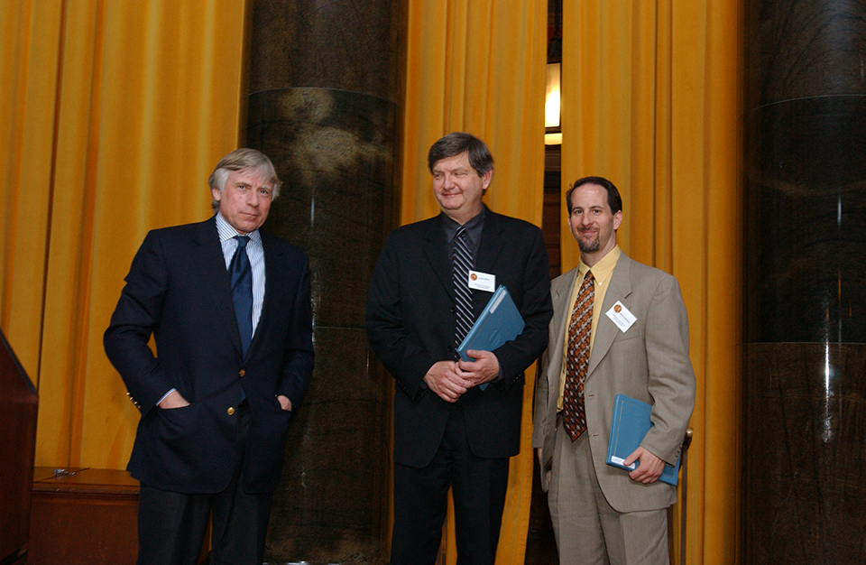 Lee Bollinger, James Risen and Eric Lichtblau