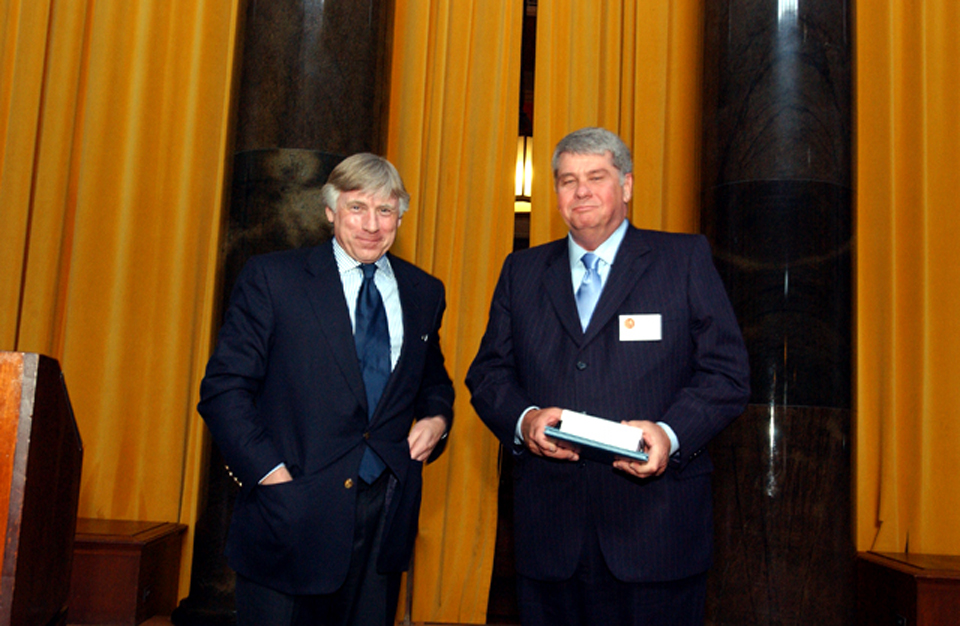 Lee Bollinger and Stan Tiner
