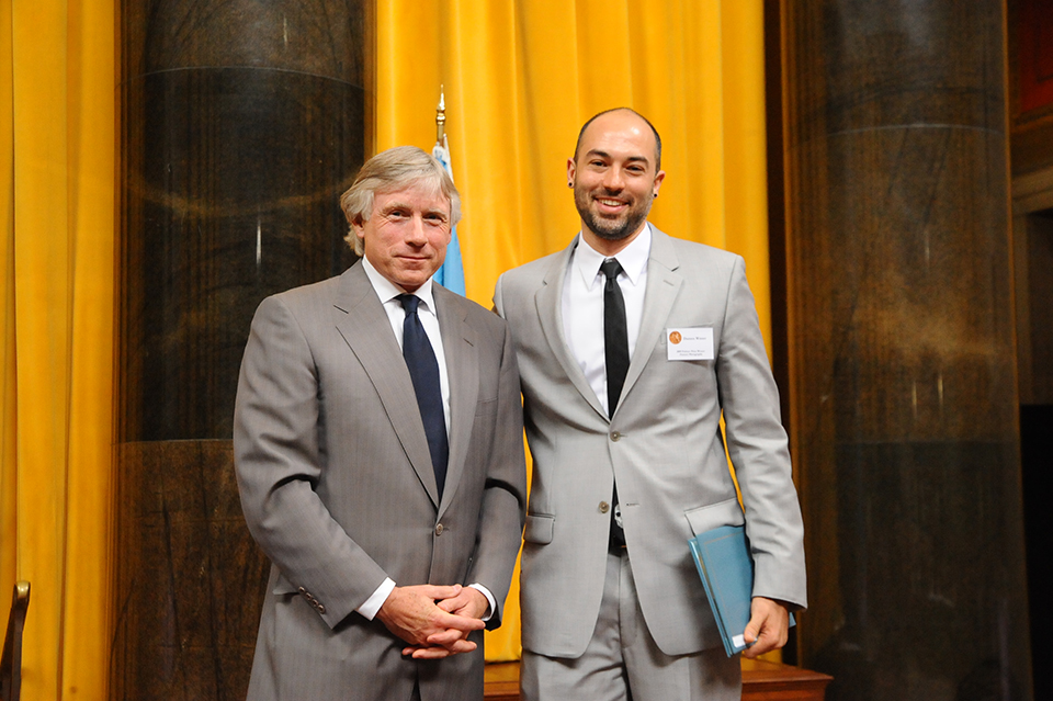 Lee Bollinger and Damon Winter