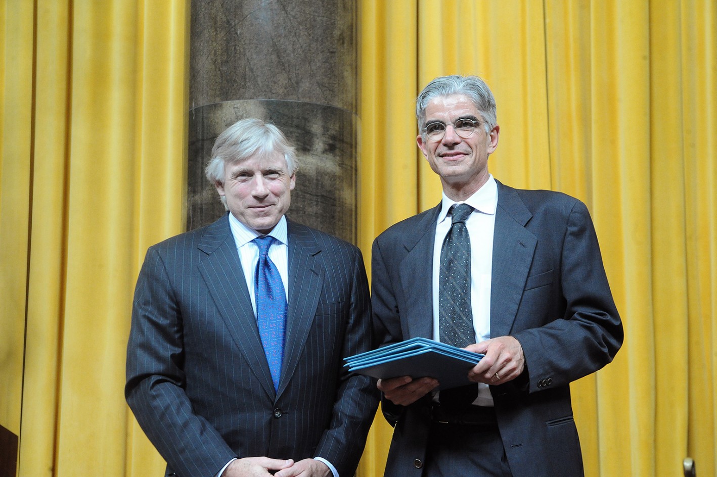 Lee Bollinger and Michael Moss