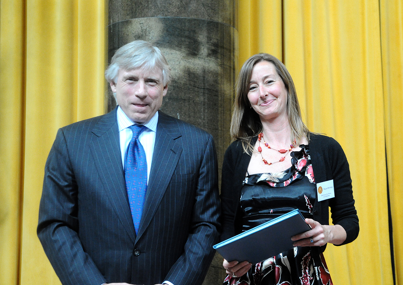 Lee Bollinger and Raquel Rutledge