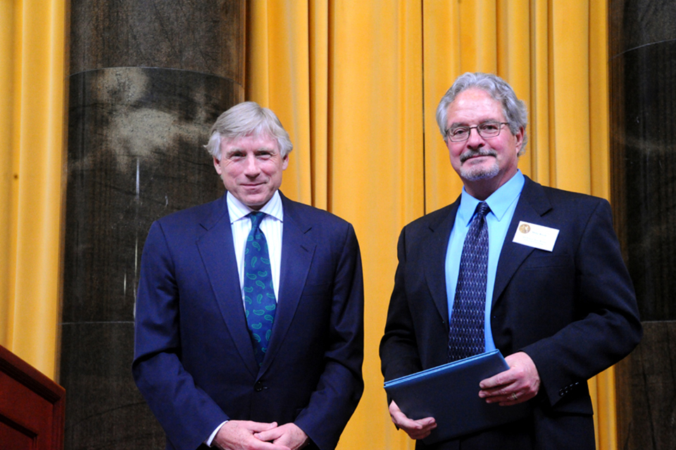 Lee Bollinger and Mike Keefe