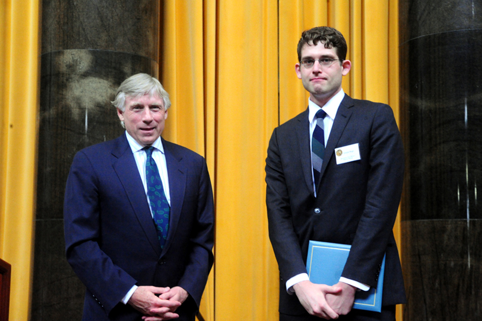 Lee Bollinger and Joseph Rago