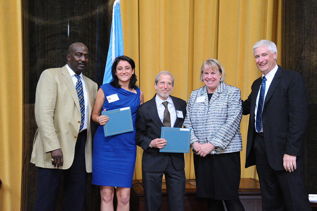 Gregory Moore, Sara Ganim, David Newhouse, Cate Barron and Mike Feeley
