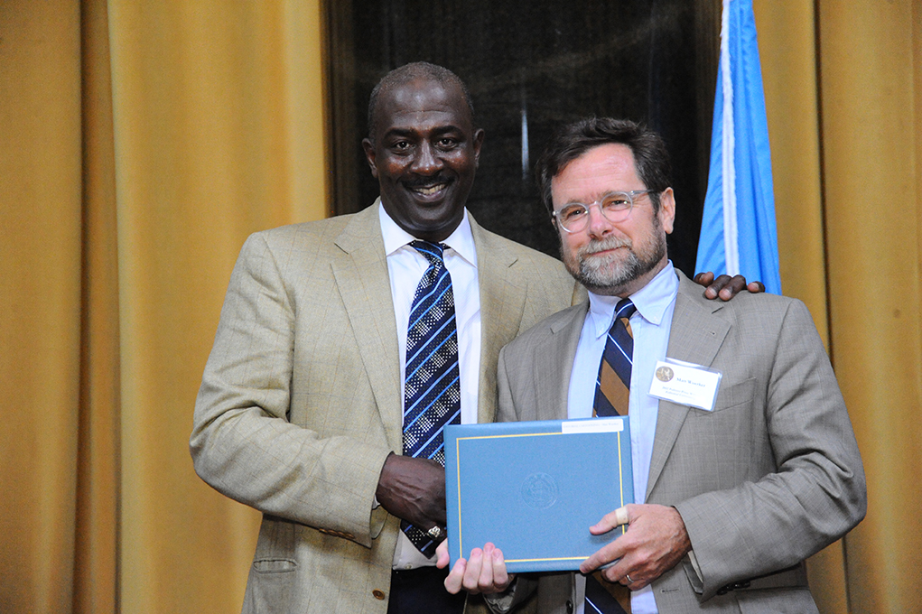 Gregory Moore and Mat Wuerker