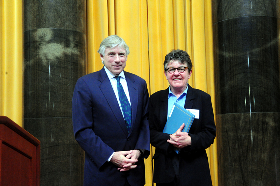 Lee Bollinger and Kay Ryan