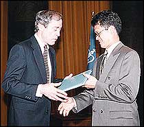 George Rupp and Byron Acohido