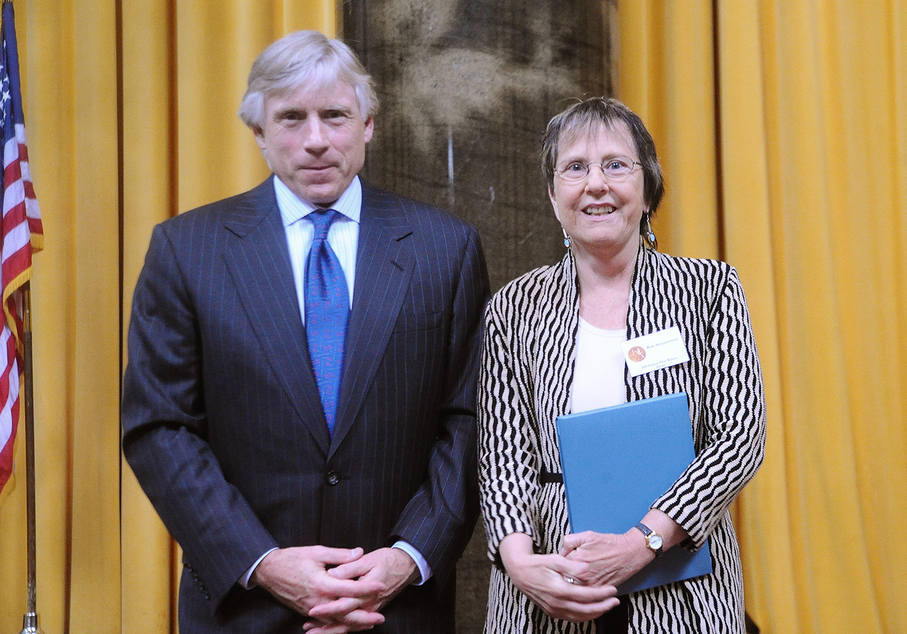 Lee Bollinger and Rae Armantrout