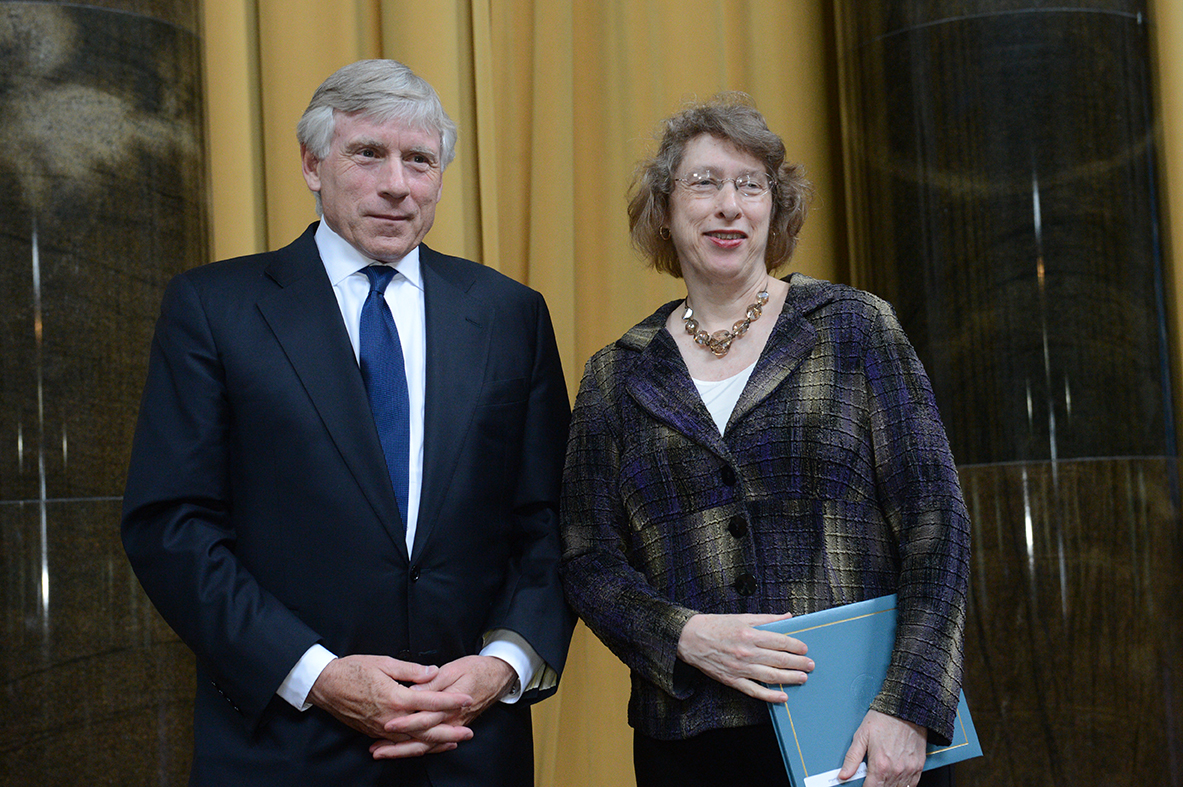 Lee Bollinger and Megan Marshall