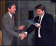 George Rupp and Rick Bragg