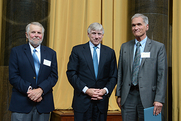 Mike Pride, Lee Bollinger and David I. Kertzer
