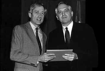 George Rupp and Paul Gigot