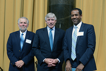 Mike Pride, Lee Bollinger and Gergory Pardlo