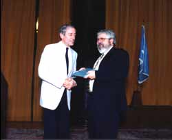 George Rupp and David Cay Johnston