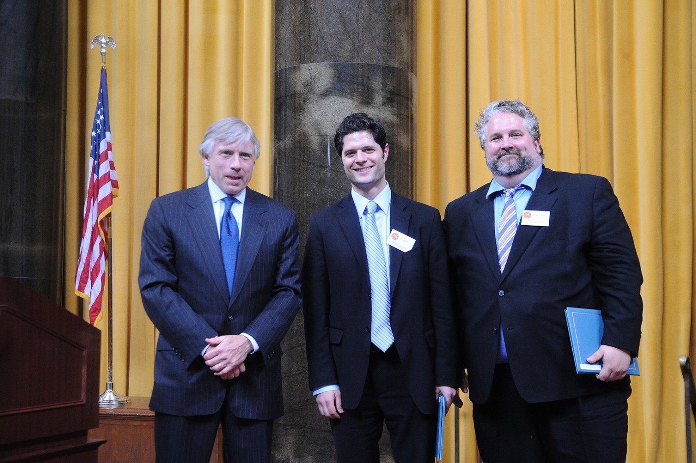 Lee Bollinger, Tom Kitt and Brian Korkey