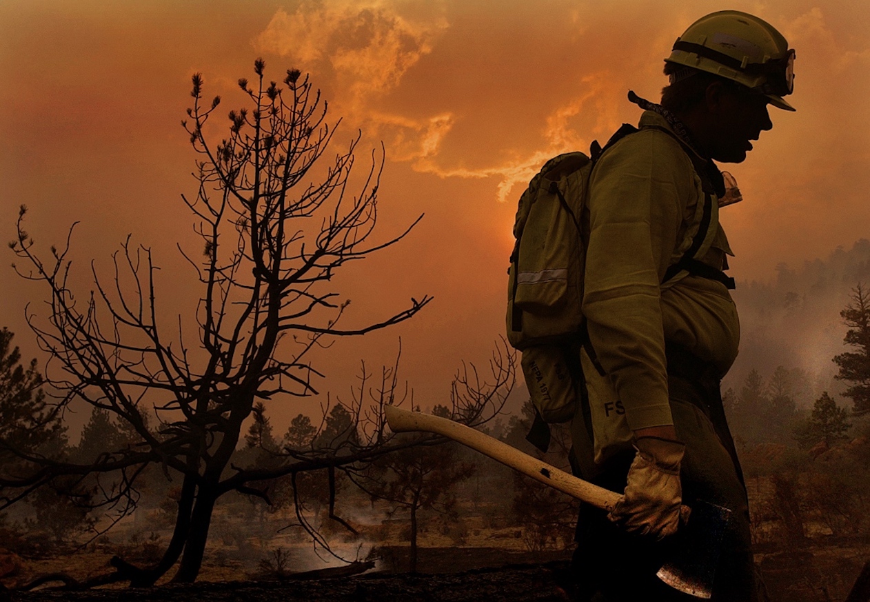 Rocky Mountain News Wildfire Image