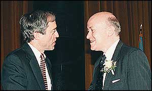 George Rupp and Tim Page