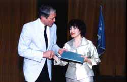 George Rupp and Dorothy Rabinowitz