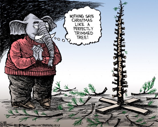 (Kevin Siers, The Charlotte Observer, December 15, 2013)