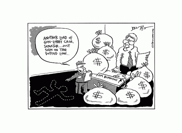 Joel Pett/Lexington Herald-Leader - April 9, 1999