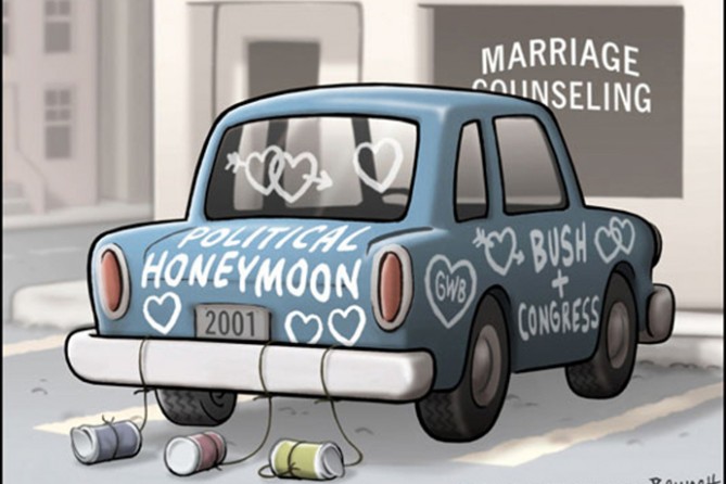Clay Bennett/The Christian Science Monitor - January 17, 2001