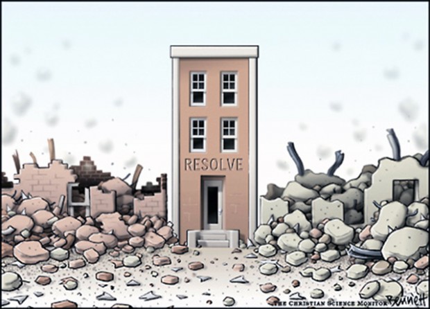 Clay Bennett/The Christian Science Monitor - September 13, 2001