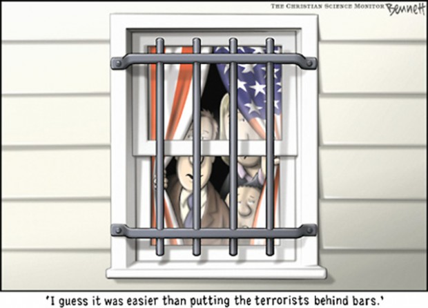 Clay Bennett/The Christian Science Monitor - September 20, 2001