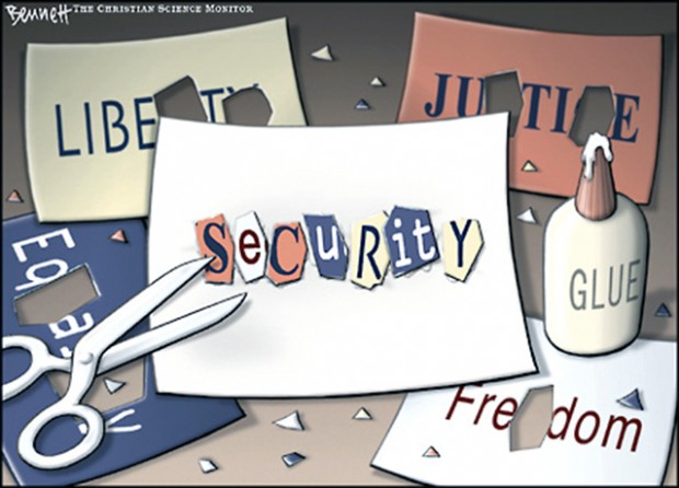 Clay Bennett/The Christian Science Monitor - October 11, 2001