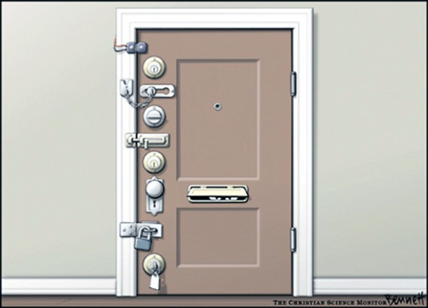 Clay Bennett/The Christian Science Monitor - October 15, 2001