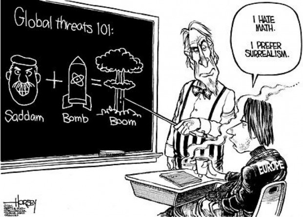 David Horsey/The Seattle Post-Intelligencer - April 8, 2002