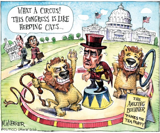 (Matt Wuerker, POLITICO, December 21, 2011)