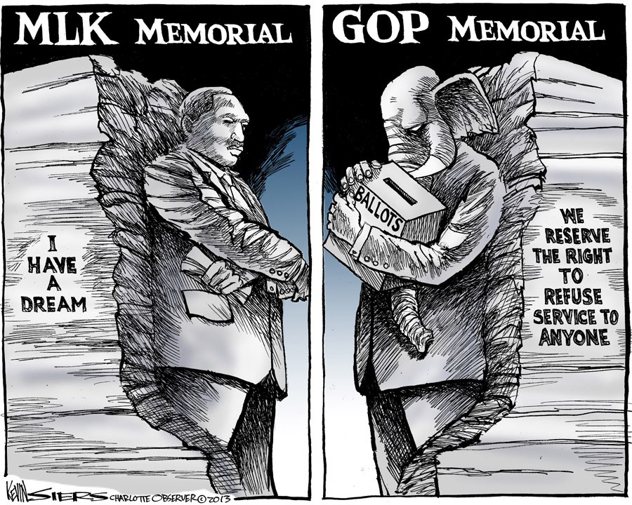 (Kevin Siers, The Charlotte Observer, August 28, 2013)