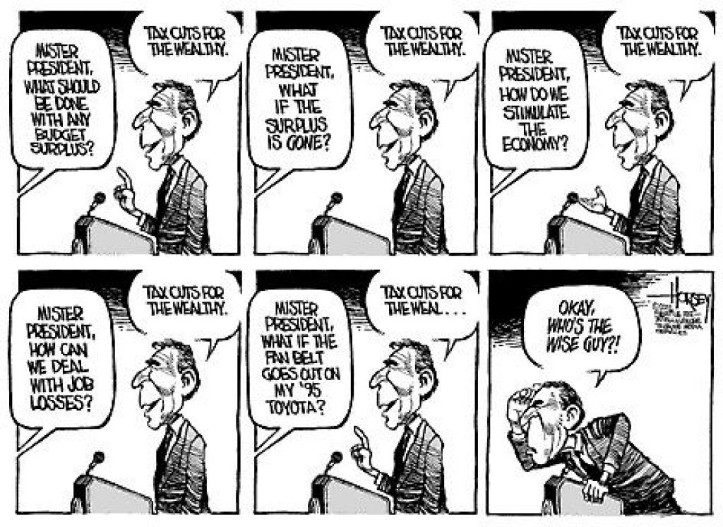 David Horsey/The Seattle Post-Intelligencer - January 16, 2002