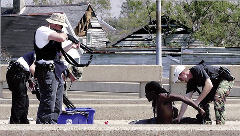 New Orleans, LA -- Police searched a man accused of looting on Interstate 10. They found beer in his bag. 