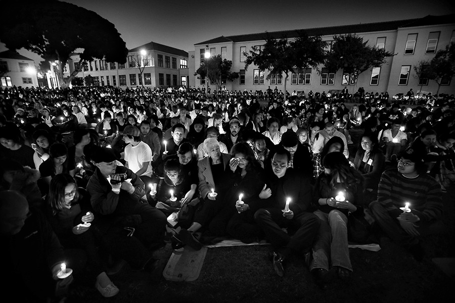 Sixteen years. Not long enough. Not long enough for Melody Ross to get her driver’s license. Nor to maneuver the perils and promise of high school, much less college. Melody was gunned down in front of her beloved Wilson High School in Long Beach after she and friends left the homecoming football game. An alleged gang member fired into a crowd. Within seconds Ross’ charming smile was stilled, 16 years and a month after her birth. That could have been the end of it. But the grief of family and close friends 