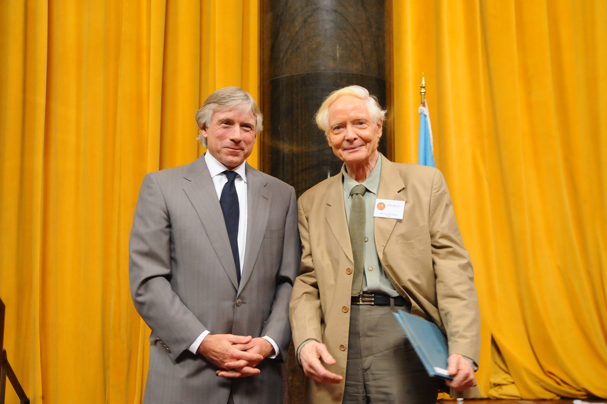 Lee Bollinger and W.S. Merwin